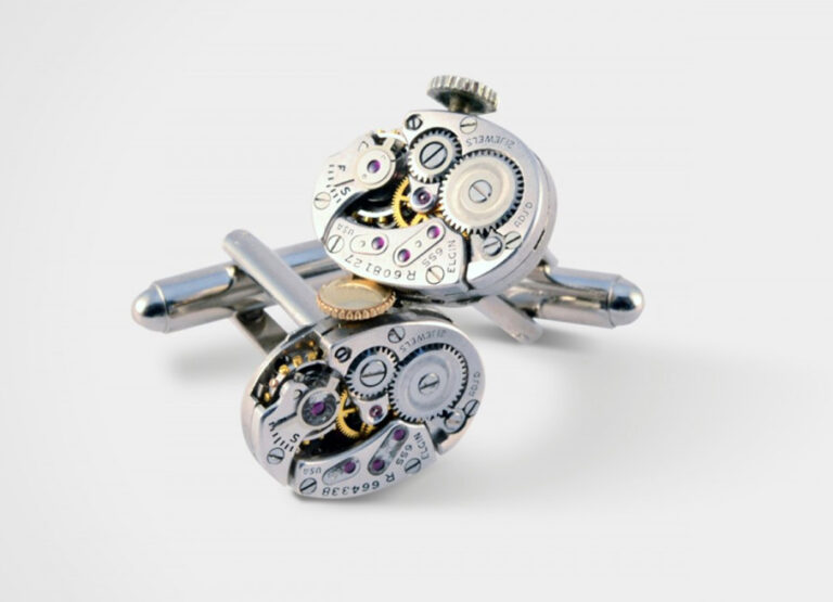 HONEY BEAR Boutons De Manchette Montre Homme - Style Steampunk Vintage
