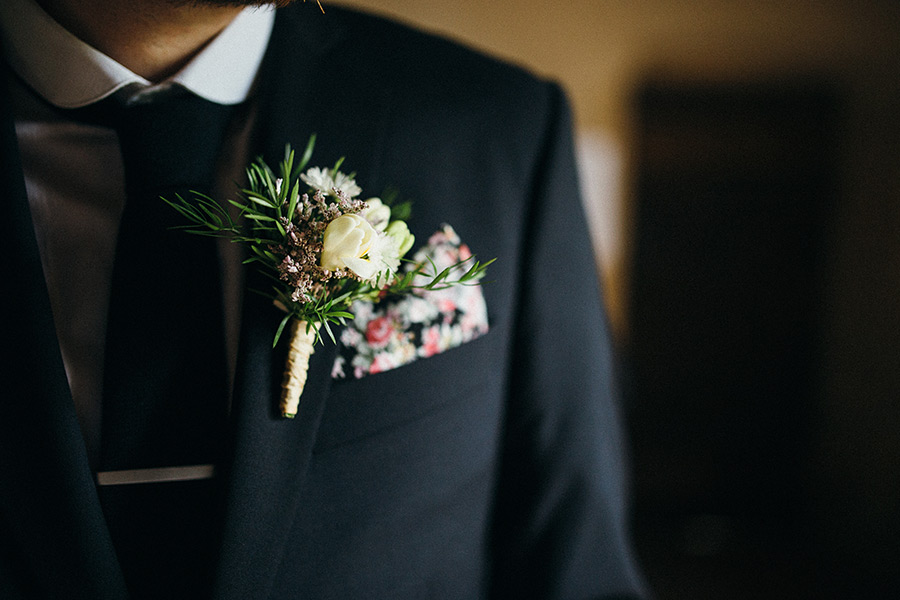 boutonniere mariage