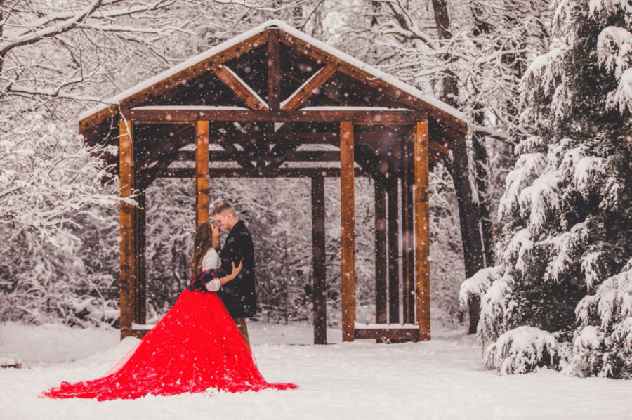 mariage a la neige