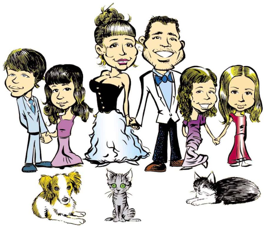 Caricature Faire Part Mariage